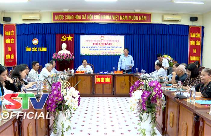 Hội thảo đóng góp Dự thảo đề tài “Lịch sử MTTQ Việt Nam tỉnh Sóc Trăng, giai đoạn 1945 - 1975